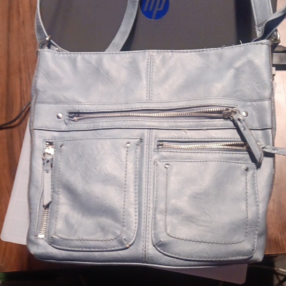 INC International Concepts Light Gray Laptop Bag